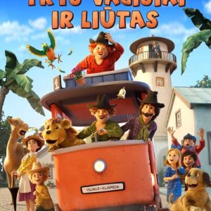 Animacinis kino filmas „Trys vagišiai ir liūtas”