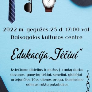 Edukacija „Tėčiui”