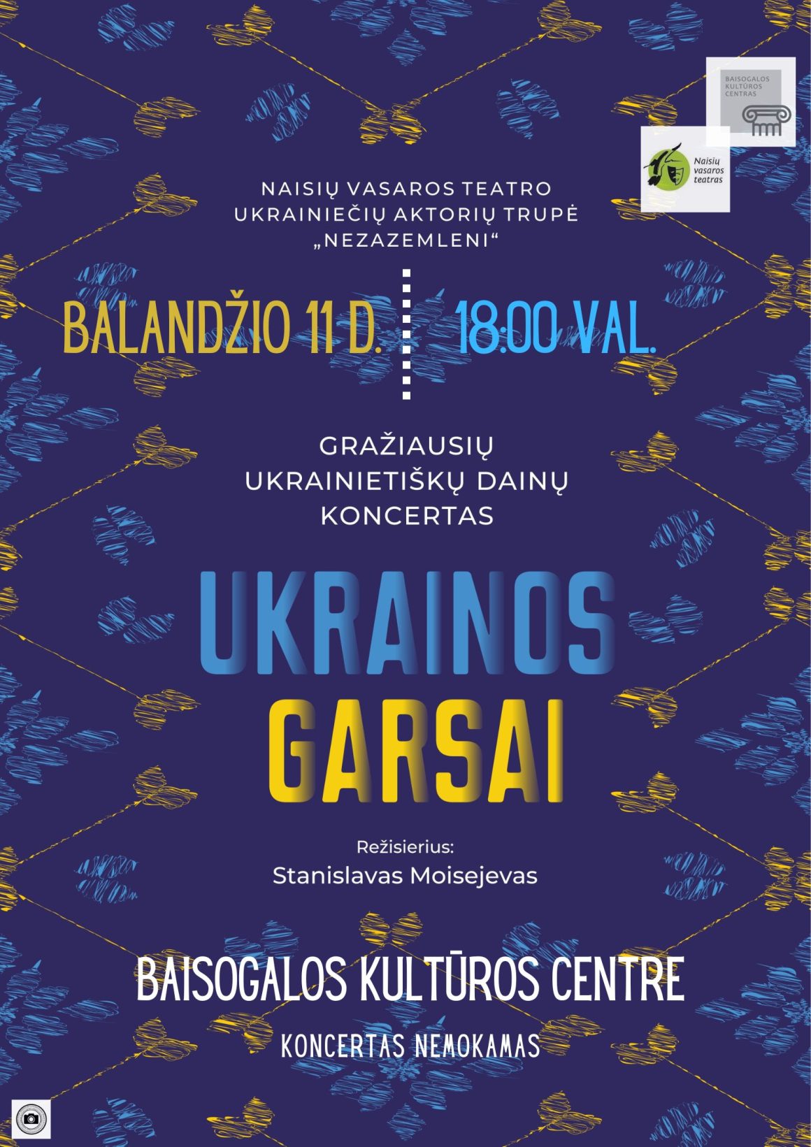 Gražiausių ukrainietiškų dainų koncertas „Ukrainos garsai”