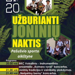 Užburianti Joninių naktis