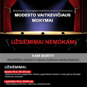 Modesto Vaitkevičiaus mokymai