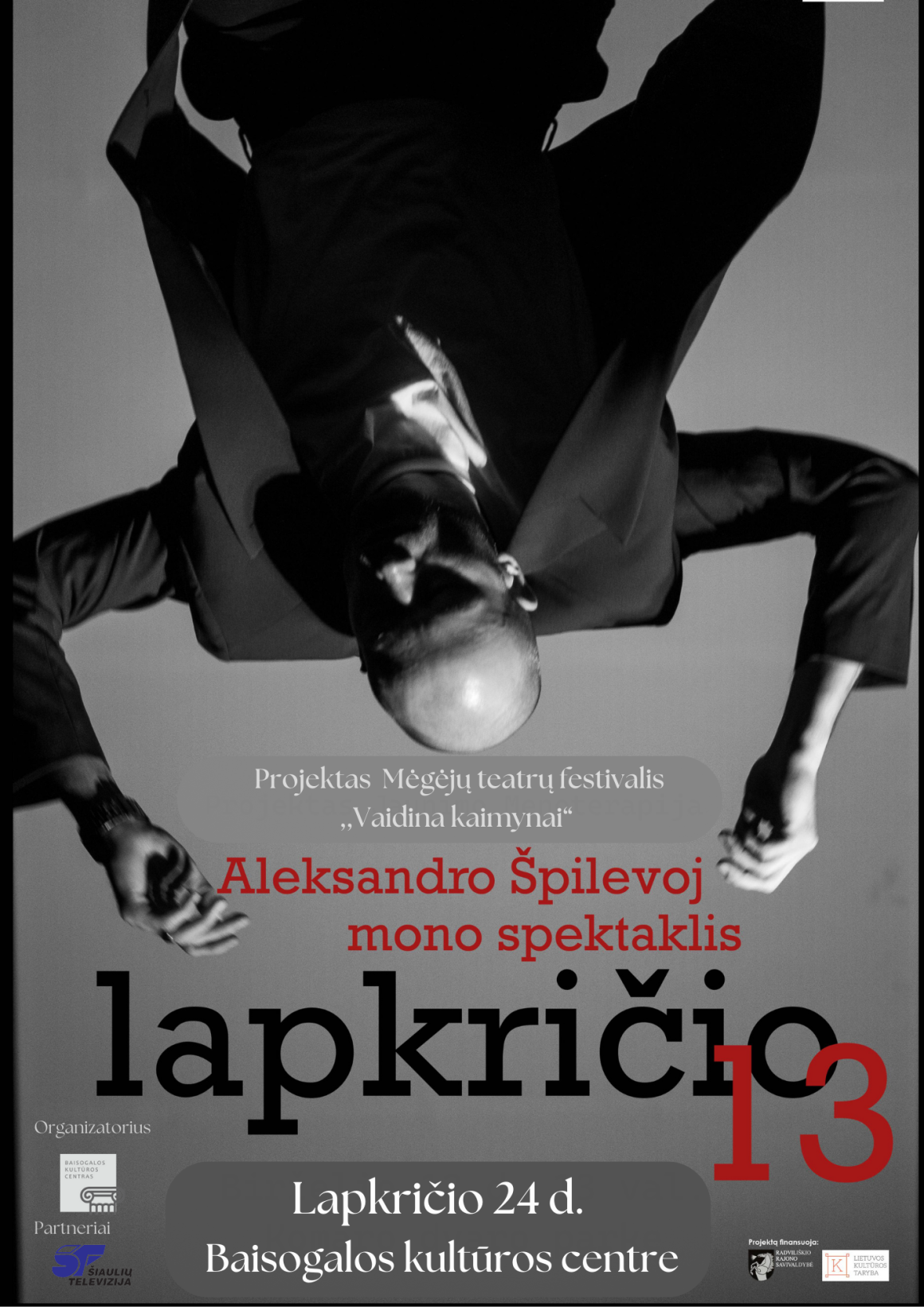 Aleksandro Špilevojaus mono spektaklis „Lapkričio 13”