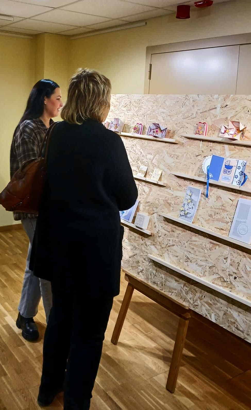 Baisogalos kultūros centre atidaryta Vidos Stankevičiūtės atviručių paroda „Drąsos atvirutės“