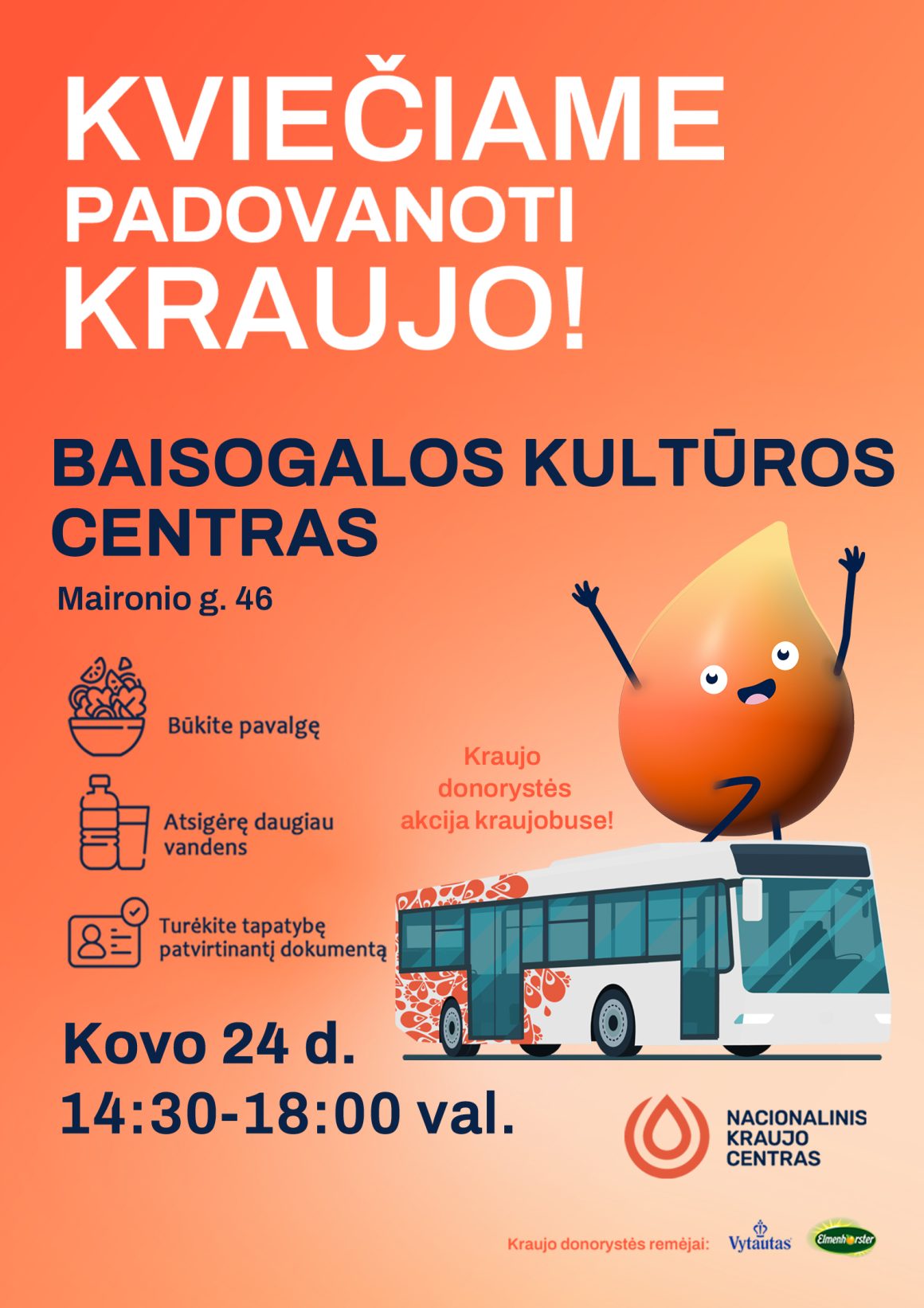 Kraujo donorystės akcija!