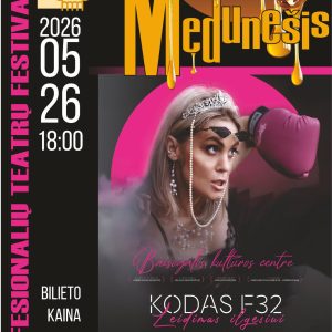 Profesionalių teatrų festivalis „Medunešis“. Alytaus miesto teatro spektaklis „Kodas F32“