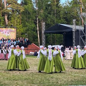 Baisogaliečių pasirodymas regioninėje šventėje Kuršėnuose