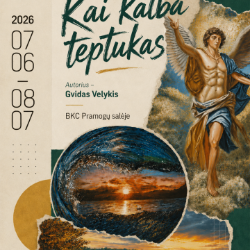Gvido Velykio tapybos darbų paroda „Kai kalba teptukas“