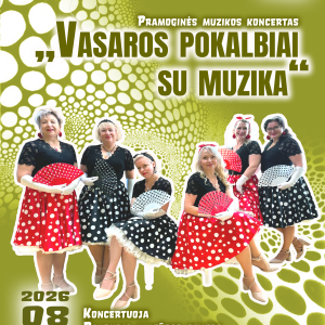 Pramoginės muzikos koncertas „Vasaros pokalbiai su muzika“