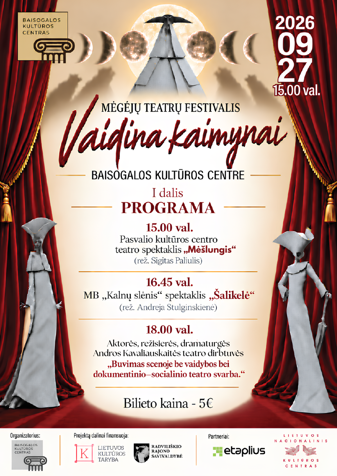 Mėgėjų teatrų festivalis „Vaidina kaimynai“