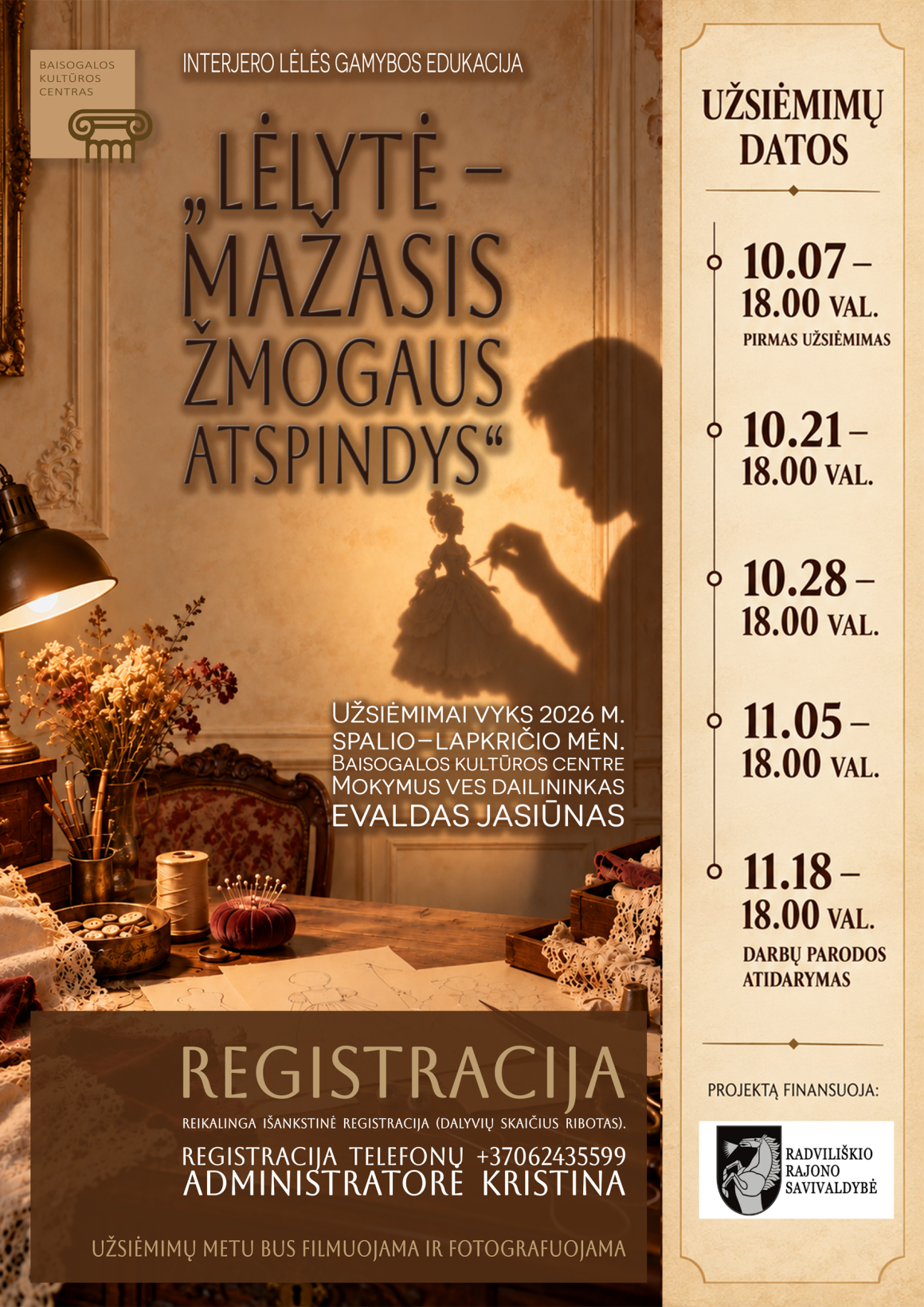 „Lėlytė – mažasis žmogaus atspindys“