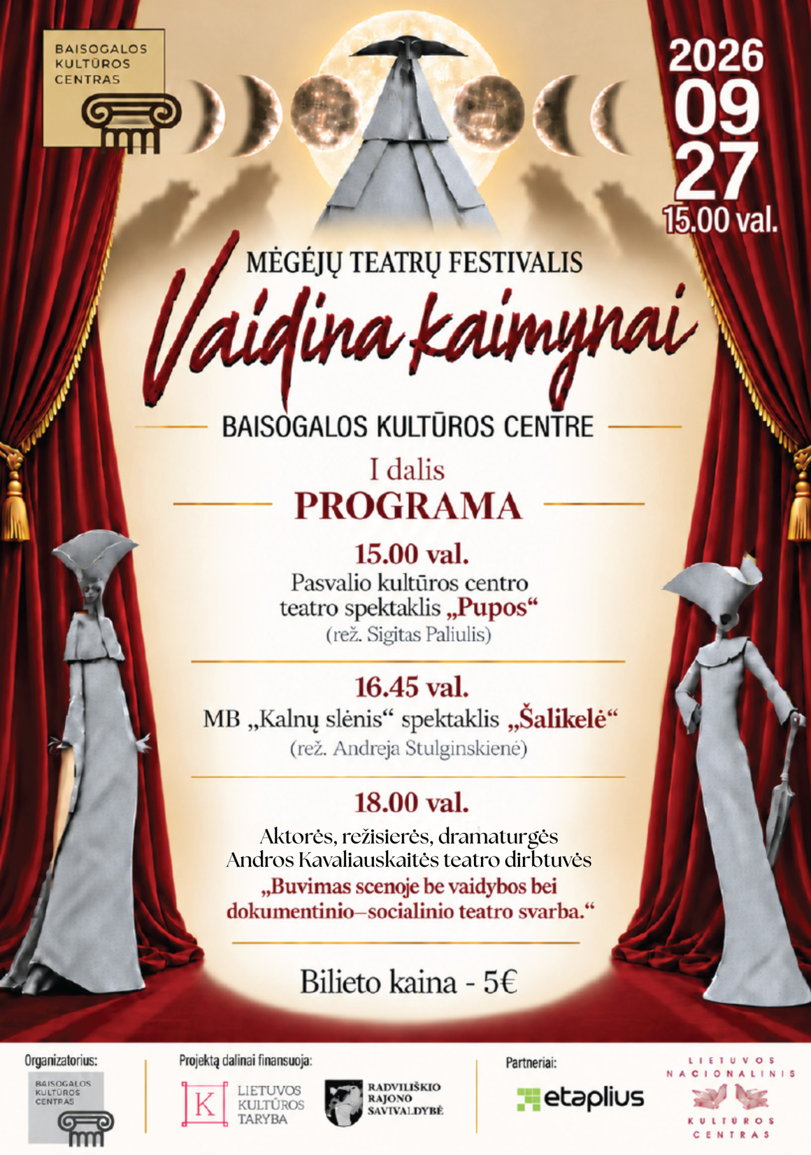 Mėgėjų teatrų festivalis „Vaidina kaimynai“