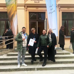 Baisogalos kultūros centro atstovai – kultūros forume Palangoje